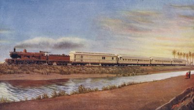 Egyptische Train-de-luxe, Cairo-Luxor Express, Egyptian Railway Administration door English School